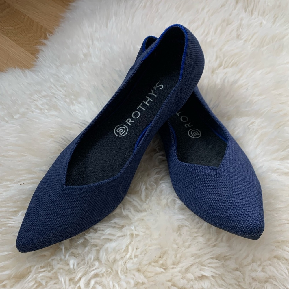 Maritime Navy Rothy’s The Point, Sz. 10